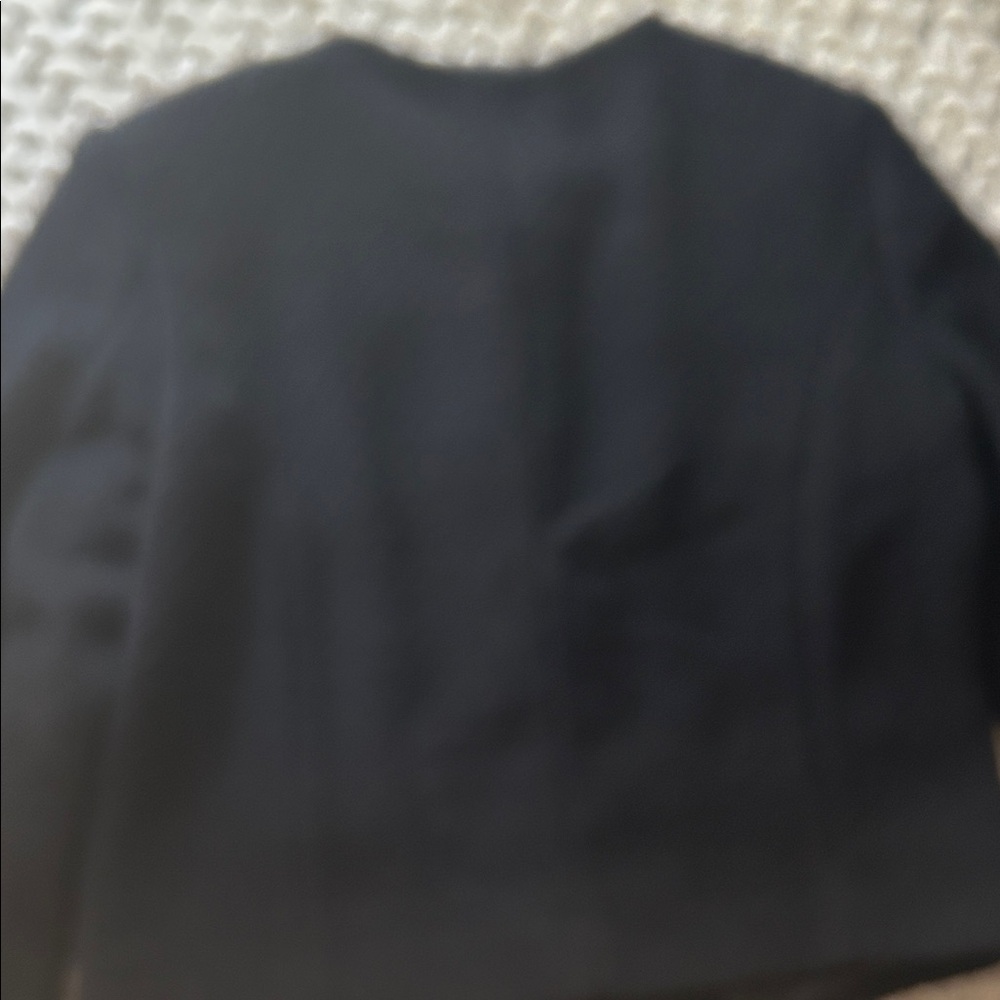 Black tweed Jacket with Gold Buttons - Picture 3 of 4